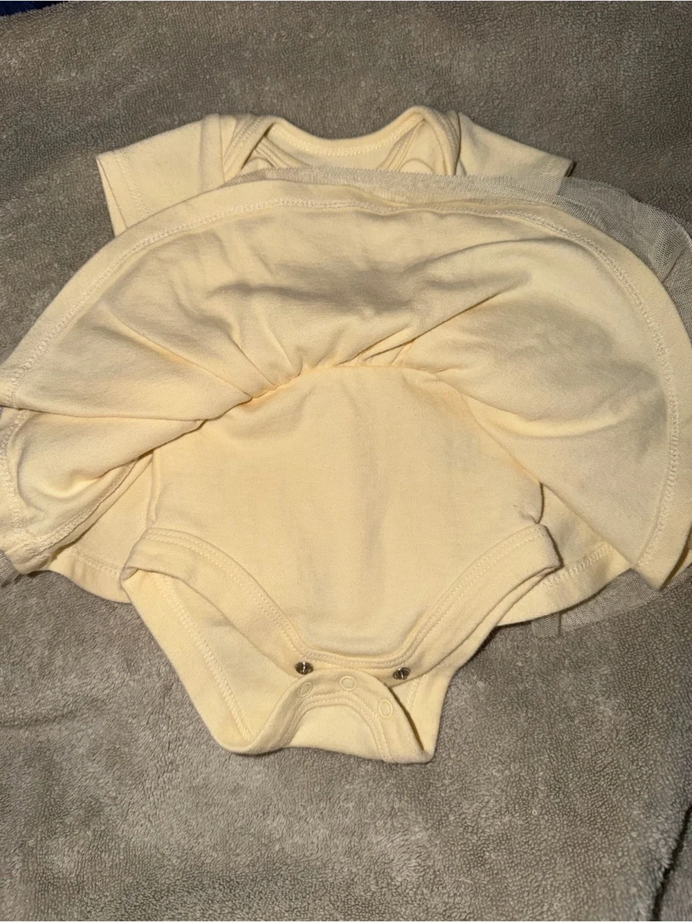 Disney Yellow Tutu Bodysuit with Bear Face